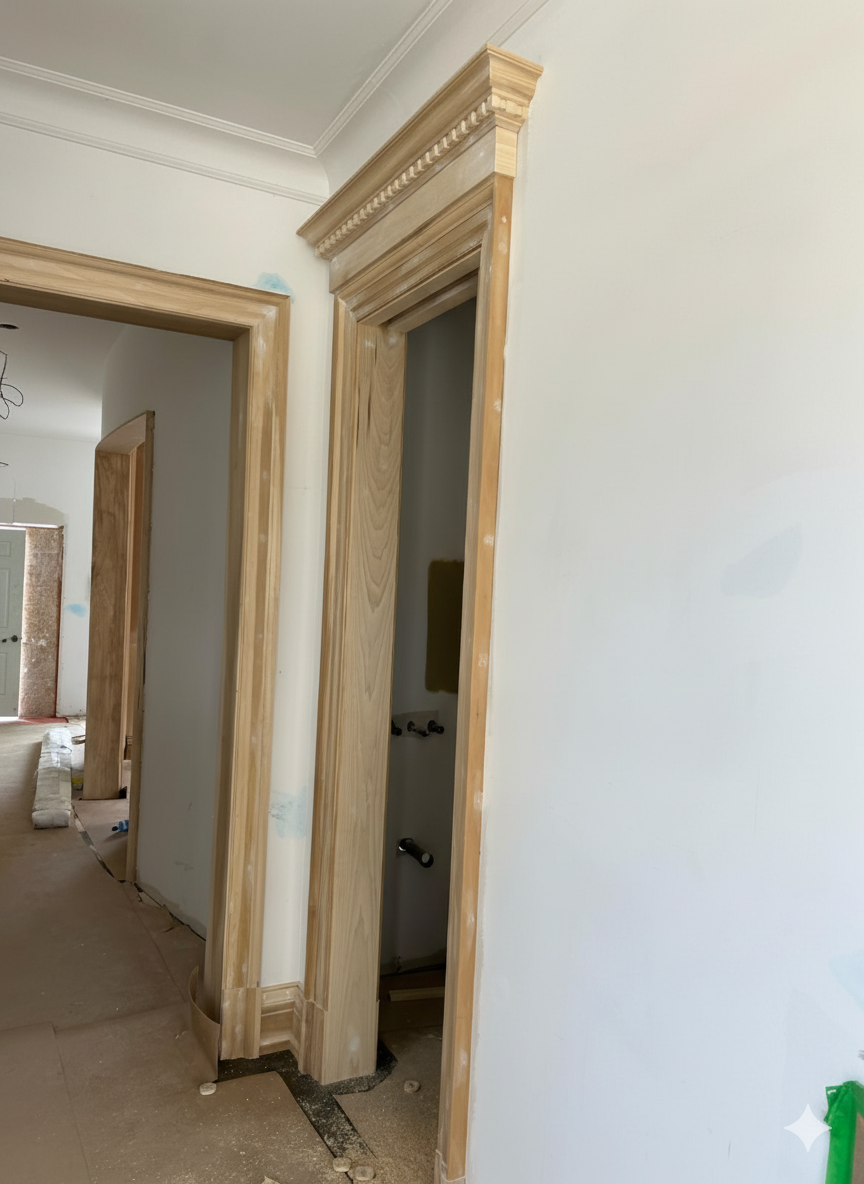 Hardwood flooring near completion Toronto showing quality craftsmanship